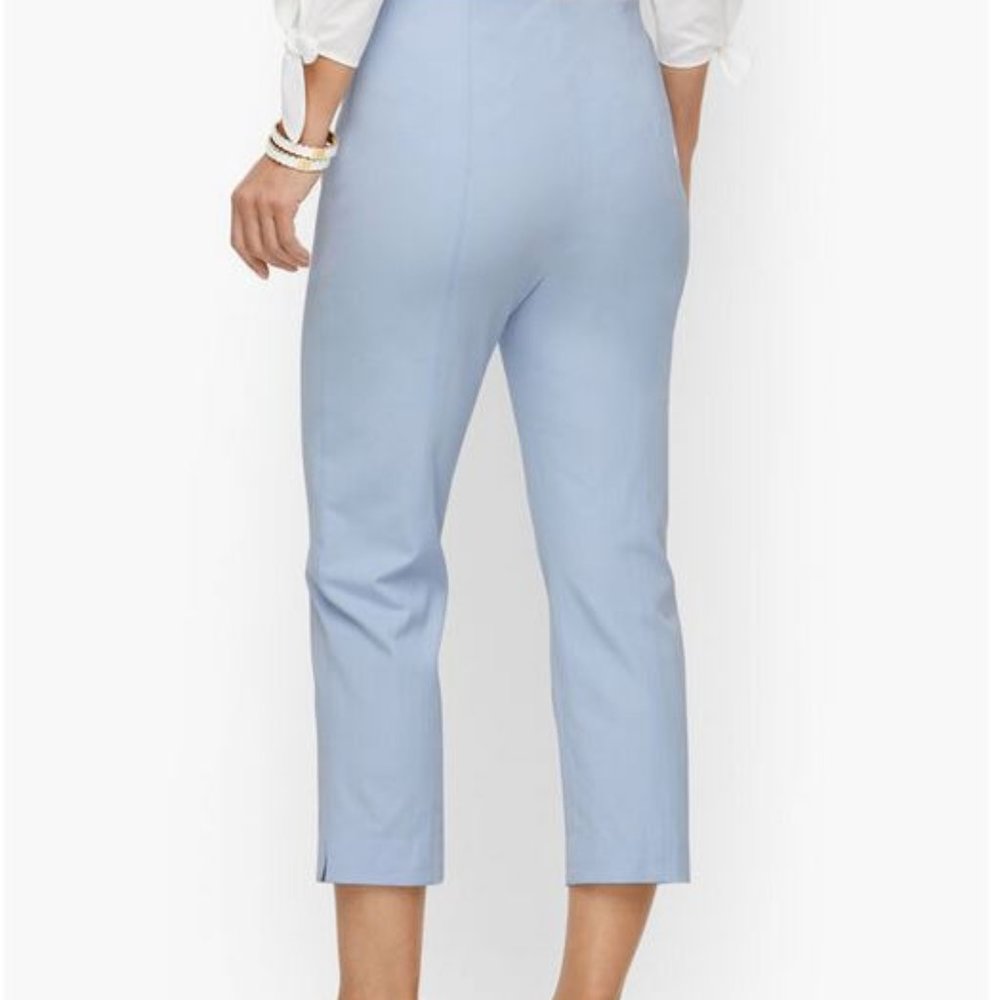TALBOTS:  Chatham Crop Pants - soft blue